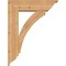 Ekena Millwork Thorton Traditional Smooth Bracket w/ Offset Brace, Western Red Cedar, 7 1/2"W x 26"D x 34"H BKT0806X26X34THR01SWR - alternate 3